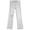 Girl's Destructed Flare Jean
