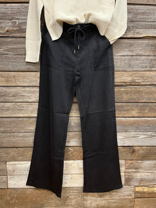 Blufton Wide Leg Drawstring Denim