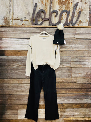 Sutton Whip Stitch Crew Sweater