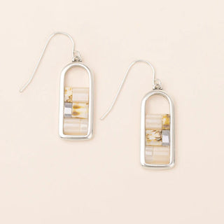 Scout Good Karma Miyuki Frame Earring