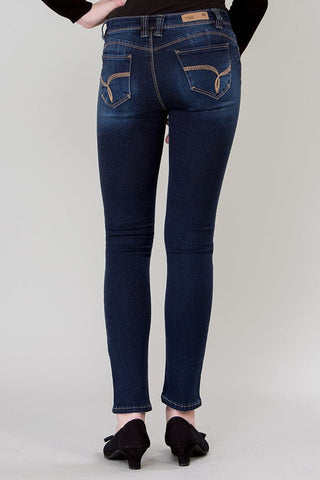 Girls Skinny Jeans with Recycled Fibers