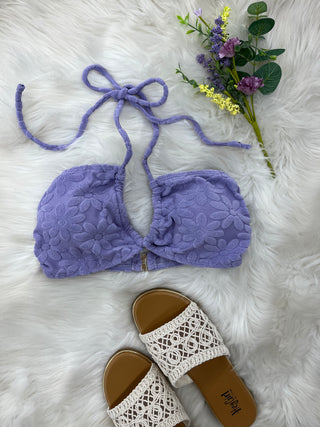 Daisy String Bikini Top & Bikini Bottom/Skirt Set