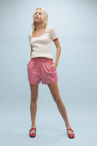 Gracie Gingham Shorts