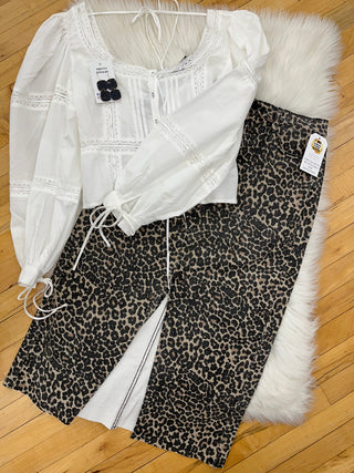 Lauren Leopard Skirt