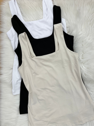Mia Buttery Soft Square Neck Tank