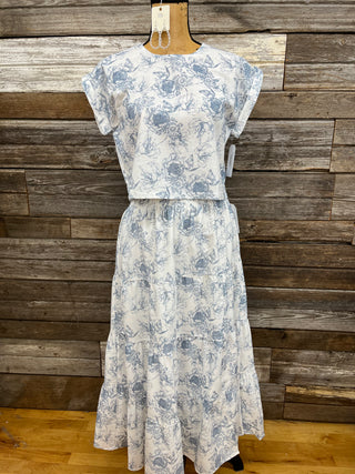 Natalie Floral Skirt Set