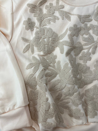 Erika Floral Embroidered Pullover