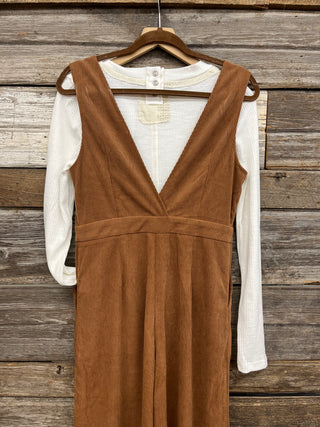 Mila Scoop Neck Corduroy Jumpsuit