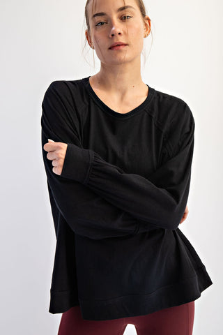 Skylar Oversized Long Sleeve Tee