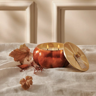 THYMES Pumpkin Laurel 15oz Large Candle