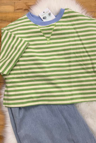 Payton Box Stripe Tee