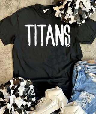 3 colors! Titans Skinny Font Spirit Tee