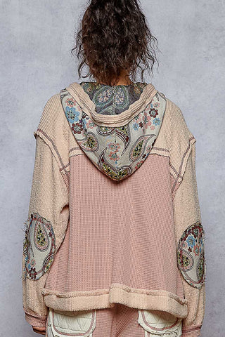 Raye Patchwork Hooded Jacket