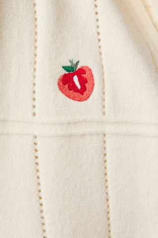 Suki Fruit Embroidered Cardi