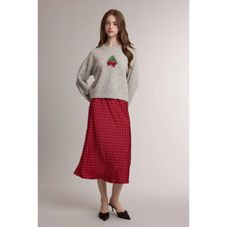 Nickie Christmas Tree Bow Sweater