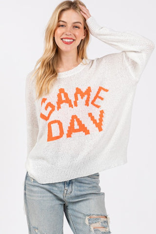 Ginnie Game Day Short Sleeve Sweater