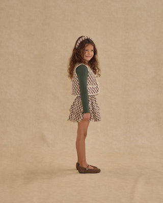 Rylee+Cru Rose Mini Skirt