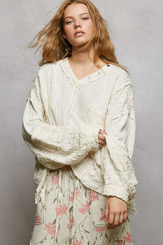 Katie Drop Sleeve Slouchy Top