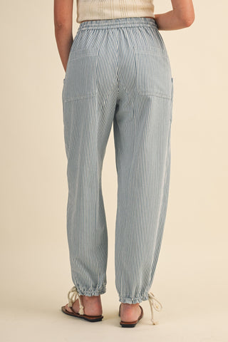 Sally Stripe Denim Pant