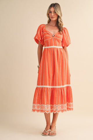 Taylour Embroidered Dress