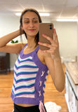 Laura Lace Up Side Tank