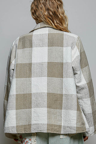 Sierra Plaid Flannel Blazer