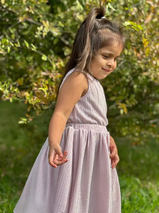 London Dress - Pink Sparkle