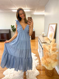 Paisley Pleated Dress