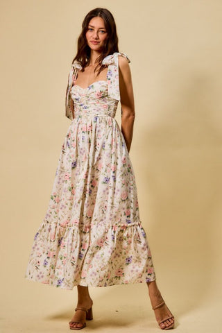 Fay Cotton Tie Shoulder Midi Dress – LeiMarie Limited