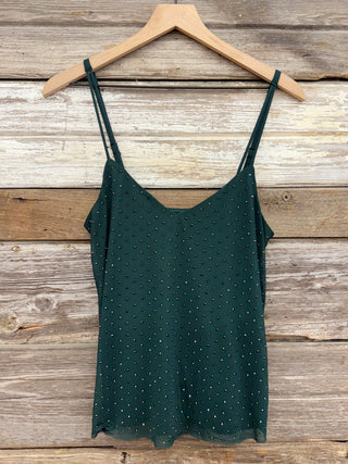 Hunter Studded Mesh Camisole