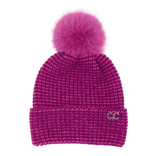 Two Tone Knit Beanie