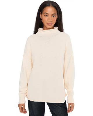 We The Free Torres Roll-Neck Cotton Knit Sweater