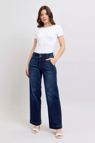 Judy Blue Retro Wide Leg Trouser