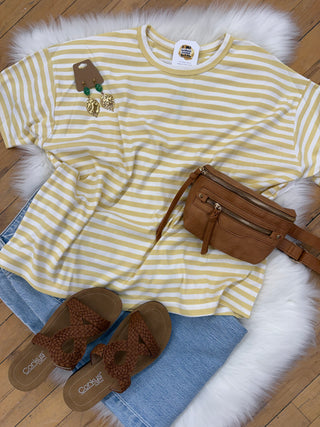 Sella Striped Oversized Tee