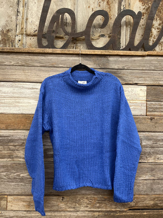Elizabeth Mock Neck Long Sleeve Sweater