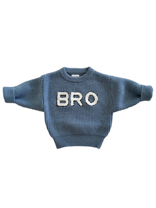 Little Kids Bro Patch Sweater
