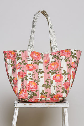 Avaline Quilted Tote