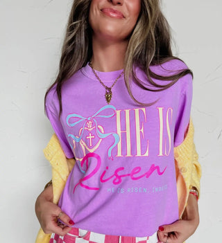 He Is Risen Tee