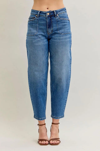 Judy Blue High Waisted Barrel Stitch Jeans