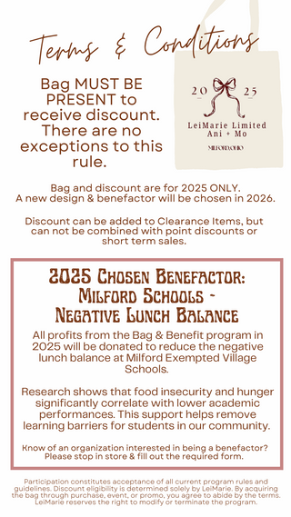 Bag £ Benefit - 2025