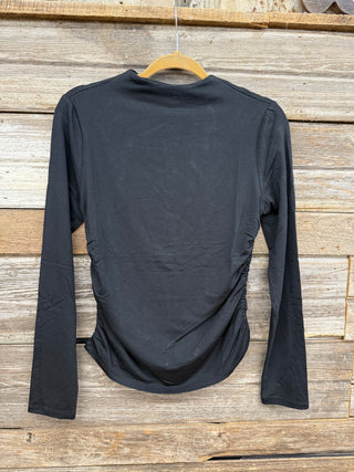 Willow Ruched Mock Neck Top