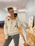 Wanakome Evalina Quarter Zip Hoodie