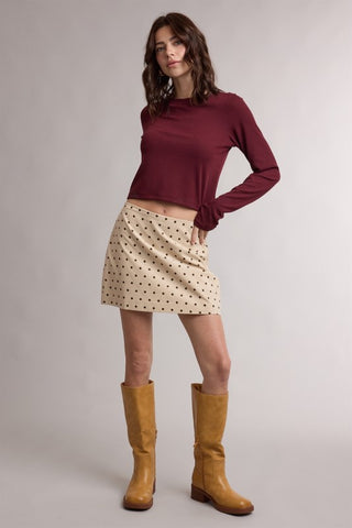 Paulina Polka Dot Skort
