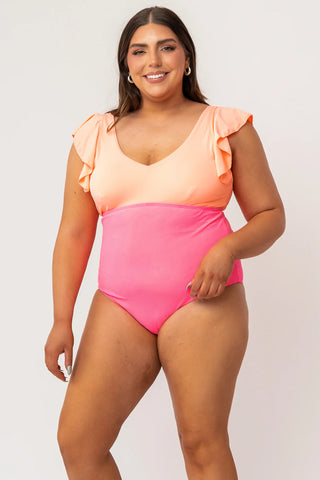 Sherbet Splash One Piece Swim