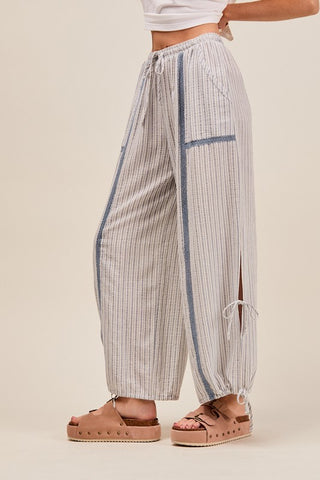 Logan Lightweight Striped Balloon Pants