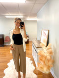 Carly Cropped Wide Leg Linen Pants