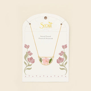 Scout Pressed Flower Necklace