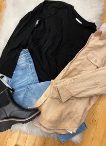 Betsy Basic Long Sleeve T-Shirt