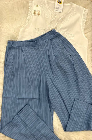 Carmen Pleated Crop Pants