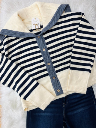 Zoey Striped Sailor Sweater